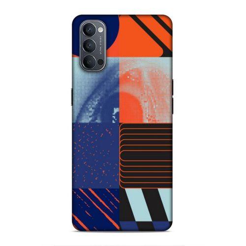 Oppo Reno 4 Uyumlu Kılıf Insomnia (2) Kabı Kırmızı Mavi