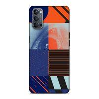 Oppo Reno 4 Uyumlu Kılıf Insomnia (2) Kabı Kırmızı Mavi