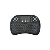 Smart Tv Box Ps3 Uyumlu Kablosuz Dokunmatik Işıklı Şarjlı Touchpadli Mini Q Klavye