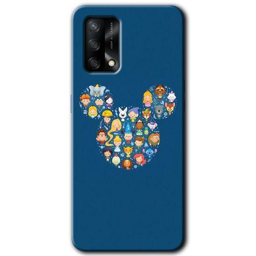 Oppo A54 Kılıf Baskılı Kapak - Mickey +Tam Kaplayan Mat Seramik