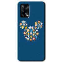Oppo A54 Kılıf Baskılı Kapak - Mickey +Tam Kaplayan Mat Seramik