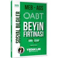 2025 MEB AGS ÖABT Sosyal Bİlgiler Öğretmenliği Beyin Fırtınası Soru Cevap Yediiklim Yayınları