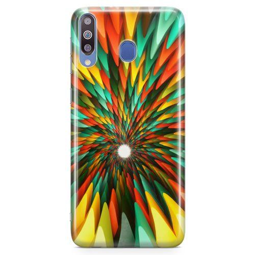 Samsung Galaxy M30 Kılıf Derin Kuyu Arka Kapak Koruma Desenli Full Koruyucu