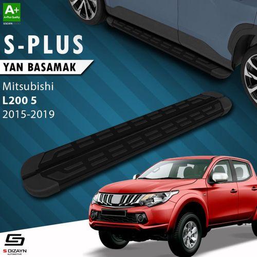 S-Dizayn Mitsubishi L200 5 S-Plus Siyah Yan Basamak 193 Cm 2015-2019