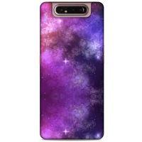 Samsung Galaxy A80 Uyumlu Kılıf Mor Delisi (17) Tasarım Kılıf Bulut