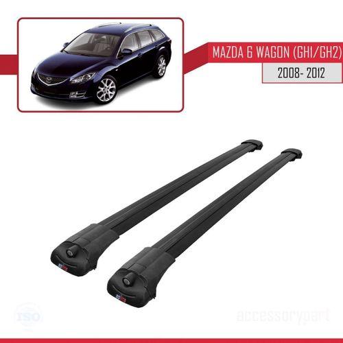 Mazda 6 Wagon (GH1/GH2) 2008-2012 Arası ile uyumlu ACE-1 Ara Atkı Tavan Barı SİYAH