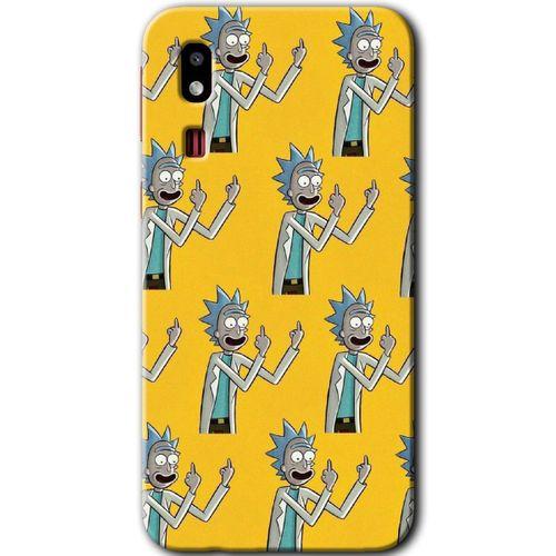Galaxy A2 Core Kılıf HD Desen Baskılı Arka Kapak - Rick Felsefesi