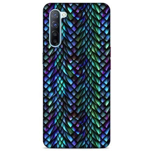 Oppo Reno 3 Kılıf Dragons (1) Kılıfı Ejderha Pulları Rainbow
