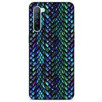 Oppo Reno 3 Kılıf Dragons (1) Kılıfı Ejderha Pulları Rainbow
