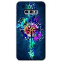 Galaxy S10e Kılıf HD Desen Baskılı Arka Kapak - Gizemli Pusula + Kırılmaz Cam