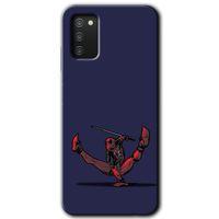 MRCİLETİSİM Samsung Galaxy A02s Kılıf Baskılı Kapak - DeadPool 3 +Tam Ekran Koruyucu