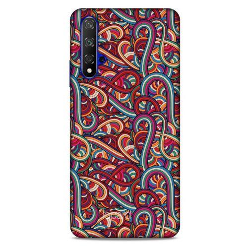 Huawei P Smart S Y8P Kılıf Pastel Renkler (35) Fit Design Kılıf Karışık Renkli