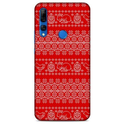 Kazak (9) Desenli Silikon Kapak Huawei Y9 Prime 2019 Kılıf