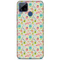 Yılbaşı Süsleri 26 Oppo Realme C15 Kılıf Silikon Kapak