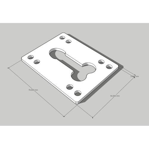 Kaykay Longboard Riser Pad - 5152561