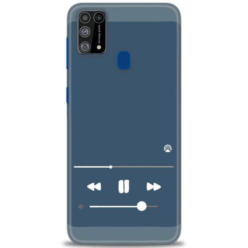 Samsung Galaxy M31 Kılıf HD Baskılı Kılıf - Müzik Çalar + Tam Ekran Koruyucu