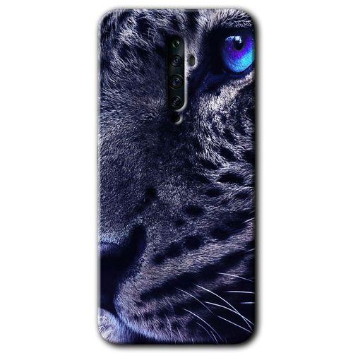 Oppo Reno 2z Kılıf HD Desen Baskılı Arka Kapak - Kaplan + Kırılmaz Cam