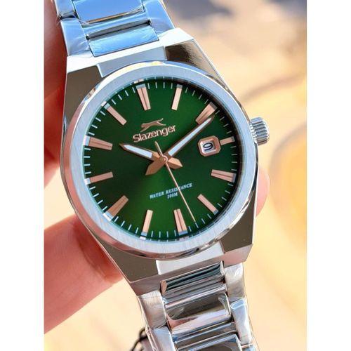 Slazenger Çelik Kordon İç Fonksiyonları Aktif 10 Atm+Bileklik Hediyeli Erkek Kol Saati VS.BLKT.0801
