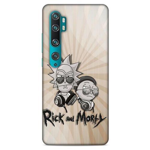 Xiaomi Mi Note 10 Uyumlu Kılıf Rick And Morty (16) Kalın Kılıf Jessica