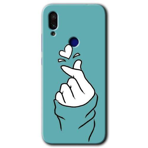 Redmi Note 7 Kılıf HD Desen Baskılı Arka Kapak - Mutluluk