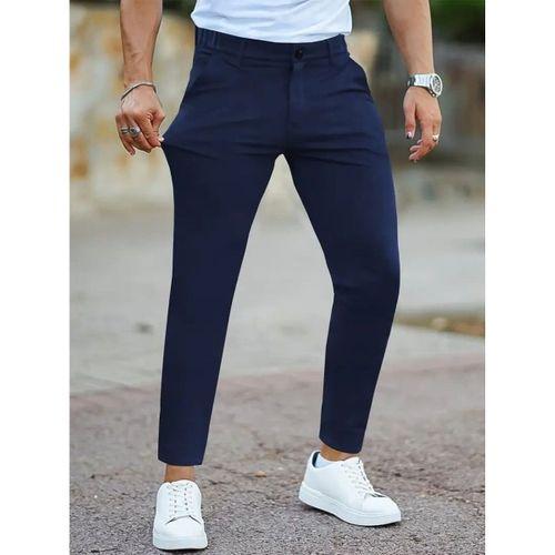 Erkek Cepli Slimfit Atlas Pantolon