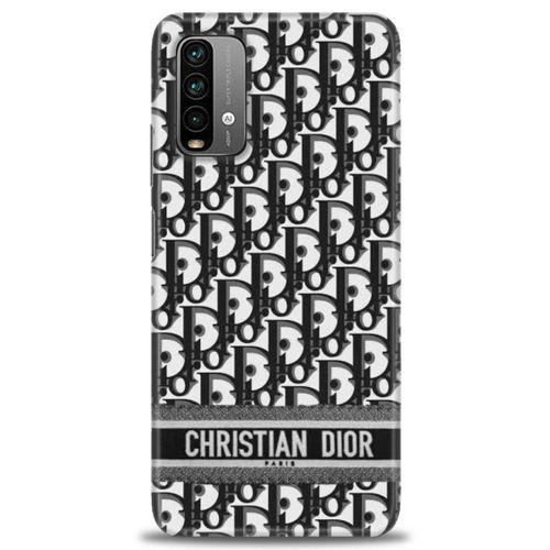 Xiaomi Redmi 9T Kılıf HD Baskılı Kılıf - Dior + Tam Ekran Koruyucu