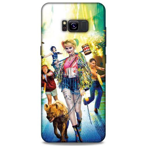 Samsung Galaxy S8 Plus Uyumlu Kılıf Harley Quinn (32) Soft Silikon Kılıf Lavanta pembesi