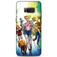 Samsung Galaxy S8 Plus Uyumlu Kılıf Harley Quinn (32) Soft Silikon Kılıf Lavanta pembesi