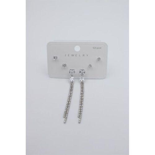 Çoklu Set Küpe - Gümüş