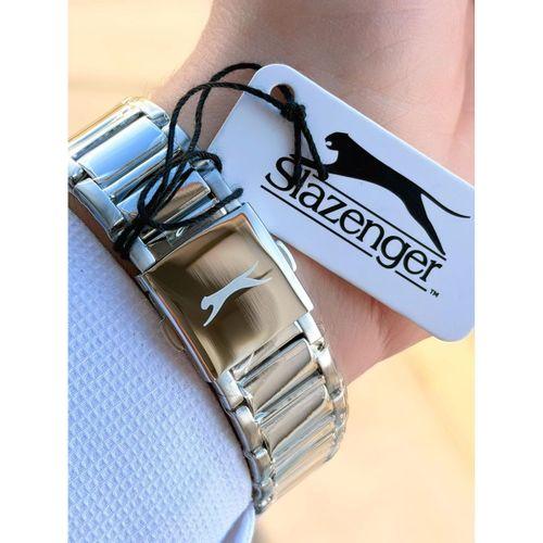 Slazenger Çelik Kordon İç Fonksiyonları Aktif 10 Atm+Bileklik Hediyeli Erkek Kol Saati VS.BLKT.0800
