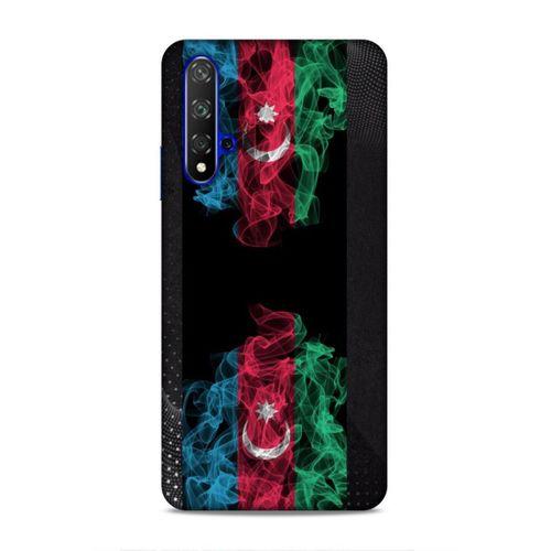 Huawei P Smart S 2020 Uyumlu Kılıf Azarbaijan (5) Koruma Kabı Azeri Bayrak İllustre