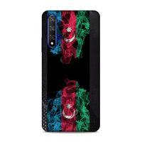 Huawei P Smart S 2020 Uyumlu Kılıf Azarbaijan (5) Koruma Kabı Azeri Bayrak İllustre
