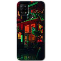 Tecno Pova Kılıf HD Desen Baskılı Arka Kapak - China Street + Kırılmaz Cam