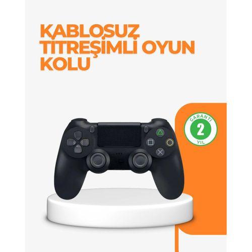 Ps4 Uyumlu Kablosuz Oyun Kolu – Titreşimli, Şarjlı Ve Ergonomik
