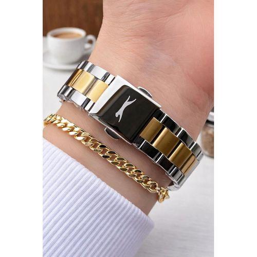 Slazenger Özel Sedef Kadran 2 Yıl Garantili 5 Atm Suya Dayanıklı Kadın Kol Saati+Bileklik LSL2608.M2