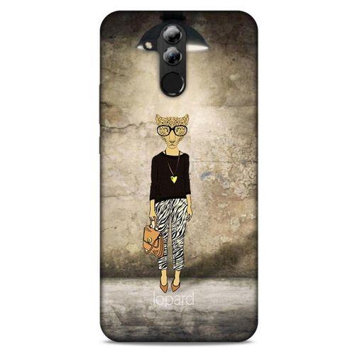 Huawei Mate 20 Lite Kılıf FunnyMaX (20) Koruyucu Kılıf Kahverengi Kaplan