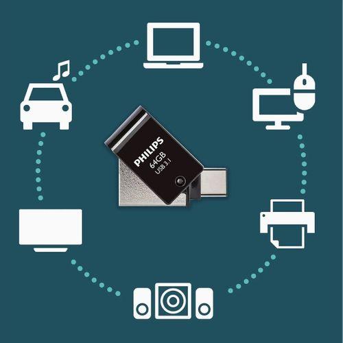 PHILIPS 64GB USB3.1 TYPE-C 100/150 MB/S FM64DC152B/00