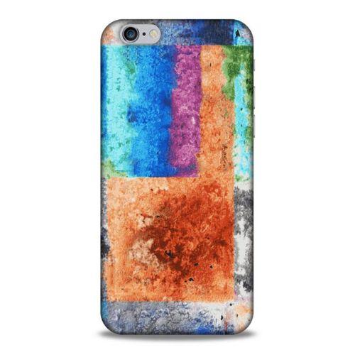 Lopard Apple Iphone 6S Uyumlu Kılıf Soyut Sanat (49) Baskılı Ultra Silikon Kılıf