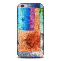 Lopard Apple Iphone 6S Uyumlu Kılıf Soyut Sanat (49) Baskılı Ultra Silikon Kılıf