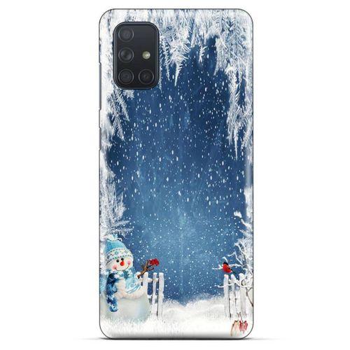 Samsung Galaxy M51 Kılıf Snowix (6) Silikon Kılıf Açık Mavi