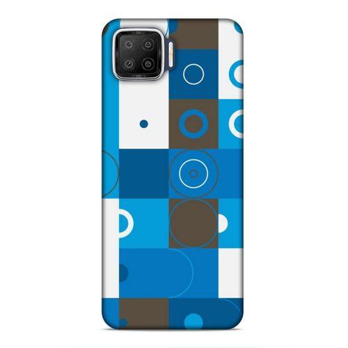Oppo A73 Uyumlu Kılıf Insomnia (27) Tasarımlı Kılıf Mavi Beyaz