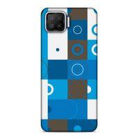 Oppo A73 Uyumlu Kılıf Insomnia (27) Tasarımlı Kılıf Mavi Beyaz