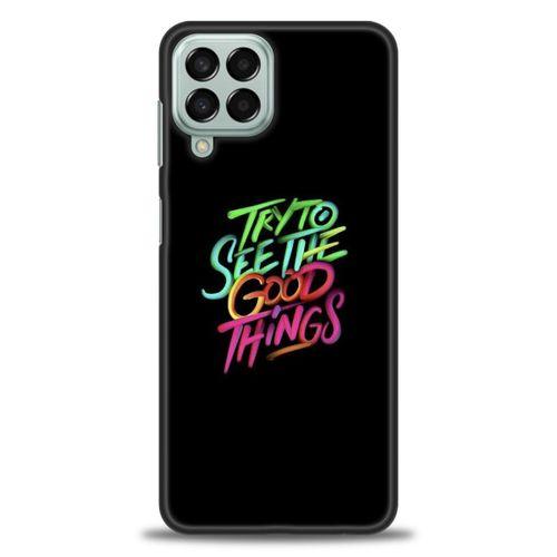 Samsung Galaxy M33 Kılıf HD Baskılı Kılıf - Good Things + Tam Ekran Koruyucu