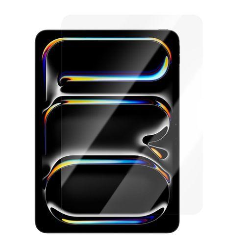Apple iPad Pro 11 2024 CaseWorld Steel Shield Serisi Temperli Cam Ekran Koruyucu + Uygulama Aparatı