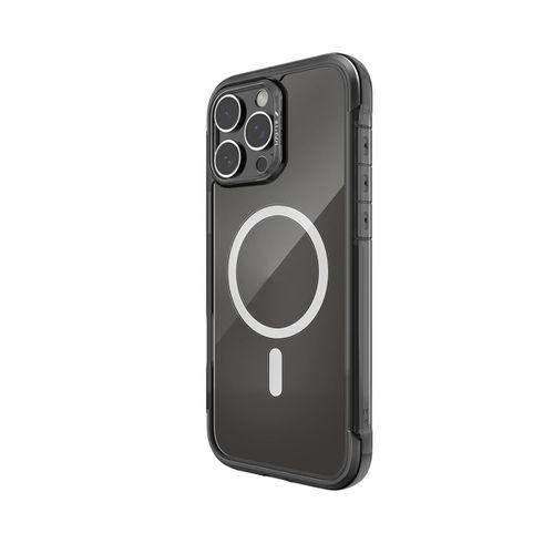 Apple iPhone 16 Pro Max Kılıf M-safe Şarj Özellikli Raptic Air Serisi Airbag Tasarımlı Metal Köşelikli Şeffaf Kapak