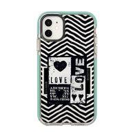 iPhone 12 Black Love Candy Bumper Silikonlu Telefon Kılıfı