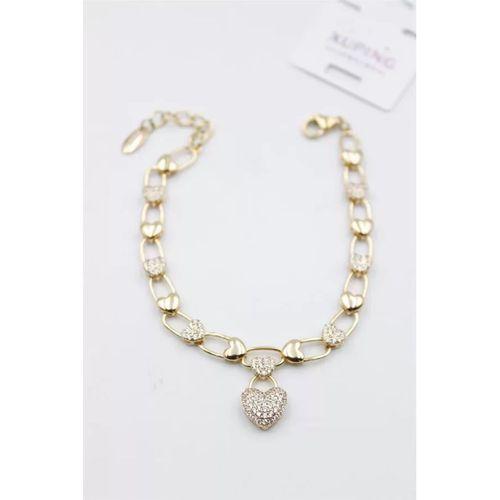 Taşlı Vip Bileklik - Rose