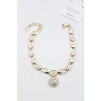 Taşlı Vip Bileklik - Rose