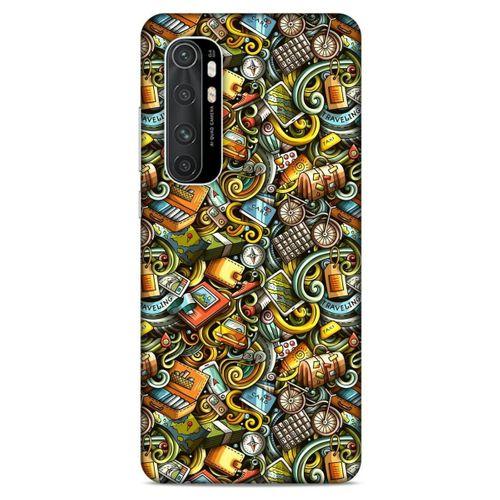 Graffitix (50) Desenli Silikon Kapak Xiaomi Mi Note 10 Lite Kılıf