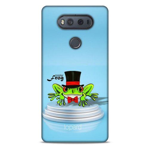 LG K61 Kılıf FunnyMaX (7) Telefon Kılıfı Açık Mavi Kurbağa
